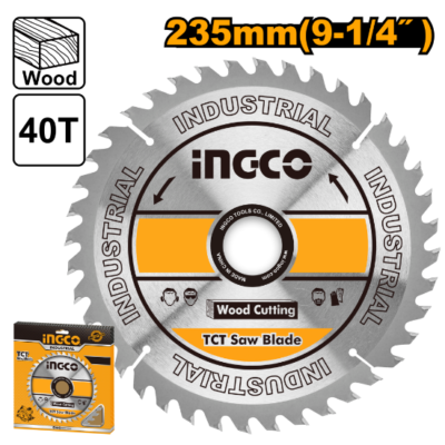 INGCO TSB123525 235MM 40T FOR CS2358 ديسك قص خشب TCT saw blade for wood
