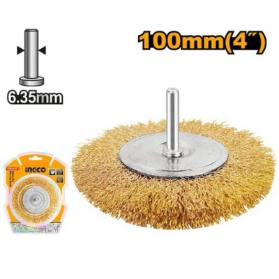 INGCO WB41001 فرشاية مقدح نحاس  Wire Wheels Brush for Drill