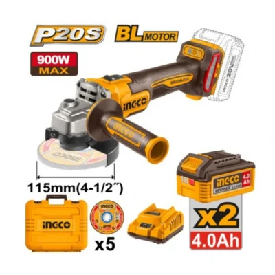 20V 2Batt 4A+Char+Box BL 900W صاروخ بطارية