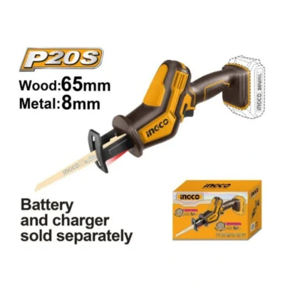 20V Metal: 8mm - Wood: 65mm منشار ترددي بطارية