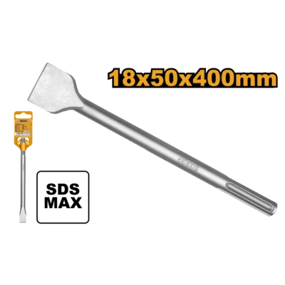 INGCO DBC0224002  18X50X400MM SDS HEX ازميل عريض SDS MAX CHISEL