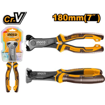 INGCO HECP02180  7"/180 MM كماشة شريط عمار صناعية END CUTTING PLIERS