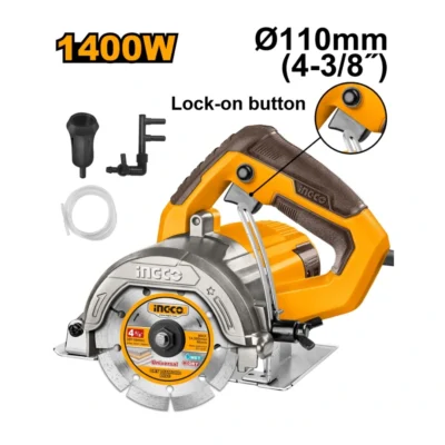 INGCO MC140068  1400W 110MM منشار قص رخام على الماء Marble cutter
