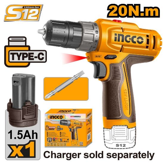 CDLI122061 12V 1Batt type-C 20N.m مقدح بطارية