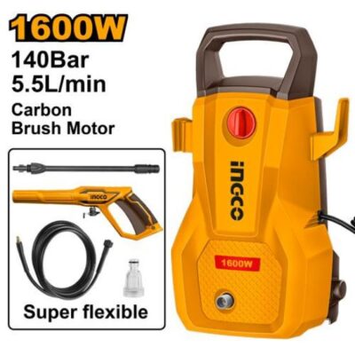 INGCO HPWR16008 1600W 140BAR 5.5L/MIN مكنة غسيل High pressure washer