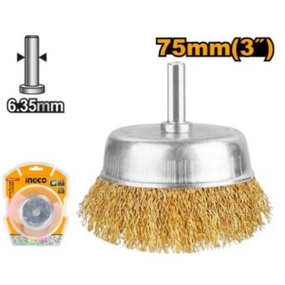 INGCO WB30751 m  75MM فرشاية مقدح نحاس Wire cup brush