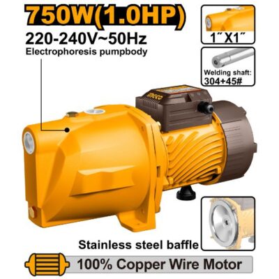 JP075068  750W 1.0HP مضخة مياه شفاط اكس ستانلس