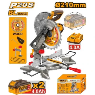 CMSLI20212  20V 2Batt 4Ah+Char (210x25.4)mm منشار ديسك خشب بطارية صناعي