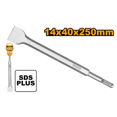 INGCO DBC0122502  14X250X40 MM SDS ازميل SDS Plus Flat Chisel