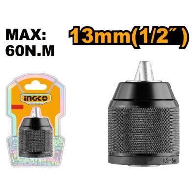 INGCO KC13201  13MM 1/2" 60N.M راس مقدح اوتوماتيك حديد Keyless chuck