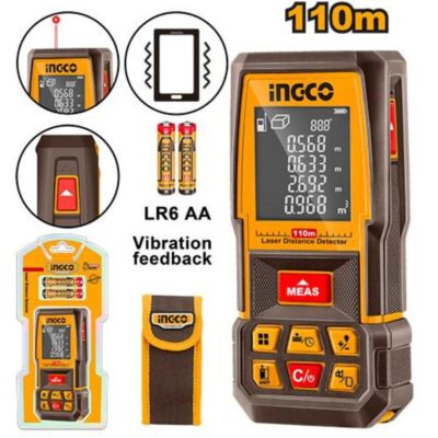 INGCO HLDD10089  110M : متر ليزر صناعي مدى القياس  LASER DISTANCE DETECTOR