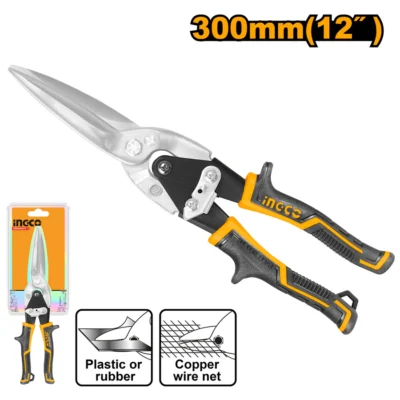 INGCO HTSN0112S  12"(300MM) مقص تول جالس طويل LONG STRAIGHT AVIATION SNIP