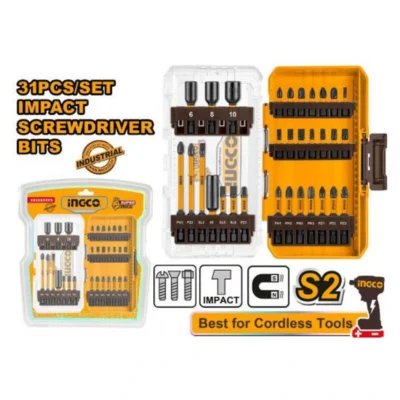 INGCO AKDL11306 طقم رؤوس مفكات  Industrial 31PCS/Set S2 Steel Impact Screwdriver Bits Set