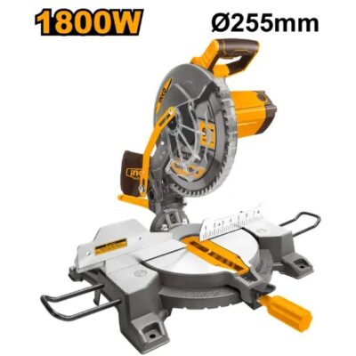 INGCO BMS18007 1800 W (255x30)mm مقطع خشب والمنيوم صناعي Mitre Saw