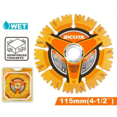 RICOTA RADDC51151 115x22.2mm ديسك قص الماس للباطون المسلح  Diamond Cutting Disc Reinforced Concrete