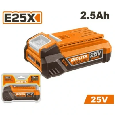 RICOTA RLBP25251 25V 2.5Ah بطارية ليثيوم Lithium-ion 2.5Ah battery E25X professional series