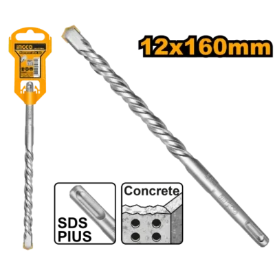 INGCO DBH1211201  12 * 160 mm ريشة باطون SDS plus DRILL BIT