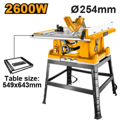 INGCO TS26005 2600 W (254x16)mm منشار طاولة Extendable Table Saw