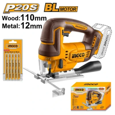 INGCO CJSLI1008 20V BL خراقة بطارية صناعية فدار Cordless Jig Saw ( Bare Tool )