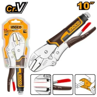 INGCO HSJP0210 10" بانسة لقط صناعية Straight jaw plier