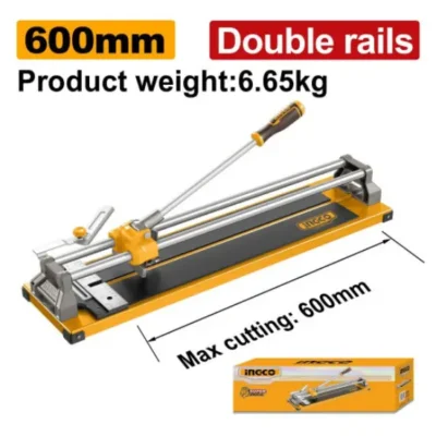 INGCO HTC06001 600 mm قاطع بلاط صناعي بسكة مزدوجة  Tile cutter