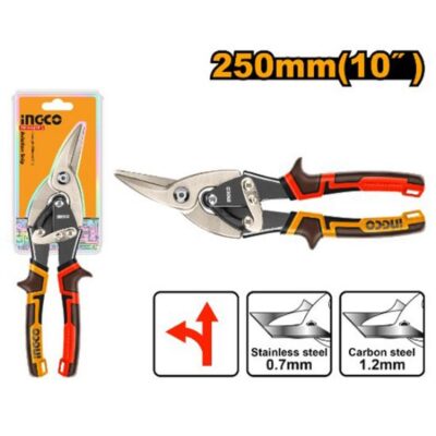 INGCO HTSN0110L 10"(250mm) مقص تول شمال  Aviation Snips Left