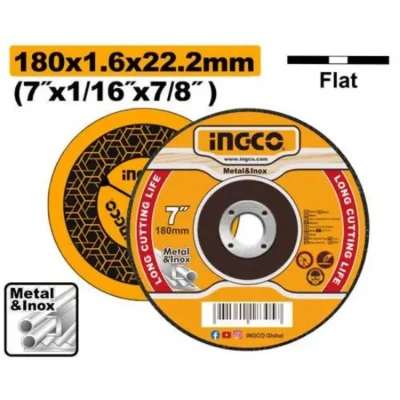 INGCO MCD161801 180x1.6mm ديسك قص حديد  Cutting disc for metal and inox