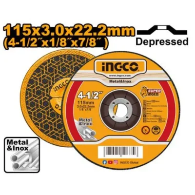 INGCO MCD301151 115x3.0mm ديسك قص حديد Cutting disc for metal and inox