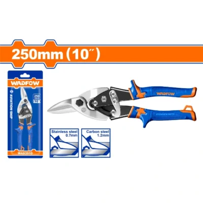 WADFOW WAS3910 10" (250mm) مقص تول يمين Aviation Snip Right Metal Sheet Cutter