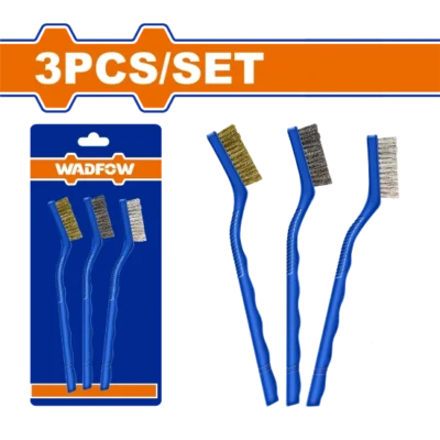 WADFOW WBH3607 3 Pcs 7"  طقم فراشي Mini Cleaning Brushes / Abrasive Brush Set