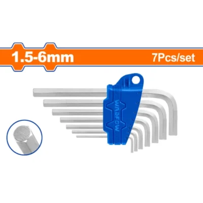 WADFOW WHK1671 7 Pcs طقم مسدس  Short Arm Hex Allen Key Set
