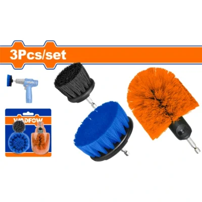 WADFOW WND5401 3 Pcs طقم فراشي تنظيف  Cleaning Brush Set