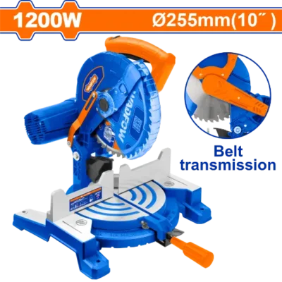 WADFOW WXD12001 1200 W 255x25.4mm 0-45° مقطع خشب والمنيوم على الكهرباء Mitre saw
